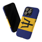 Barbados Flag Tough Phone Case - Irie Blues Boutique