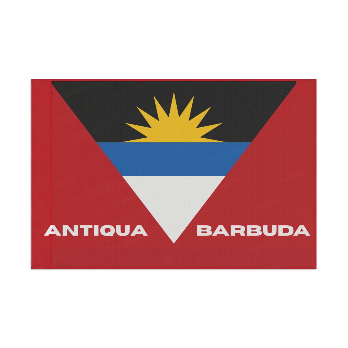 Antigua and Barbuda Flag Wall Art - Irie Blues Boutique