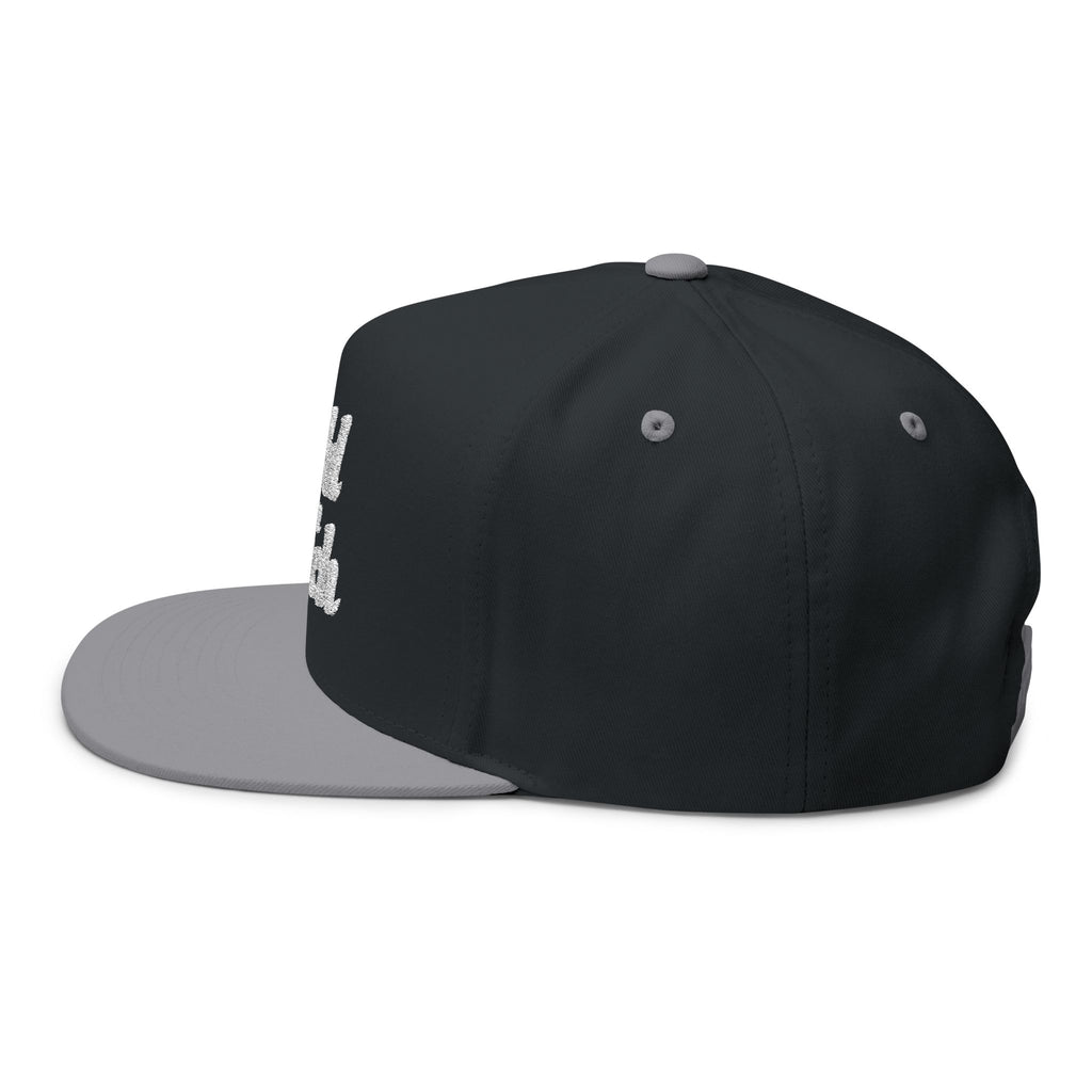Wild & Rich Flat Bill Cap | Trendy Embroidered Hat for Casual Wear, Fashion Accessory, Gift for Him/Her, Street Style - Irie Blues Boutique