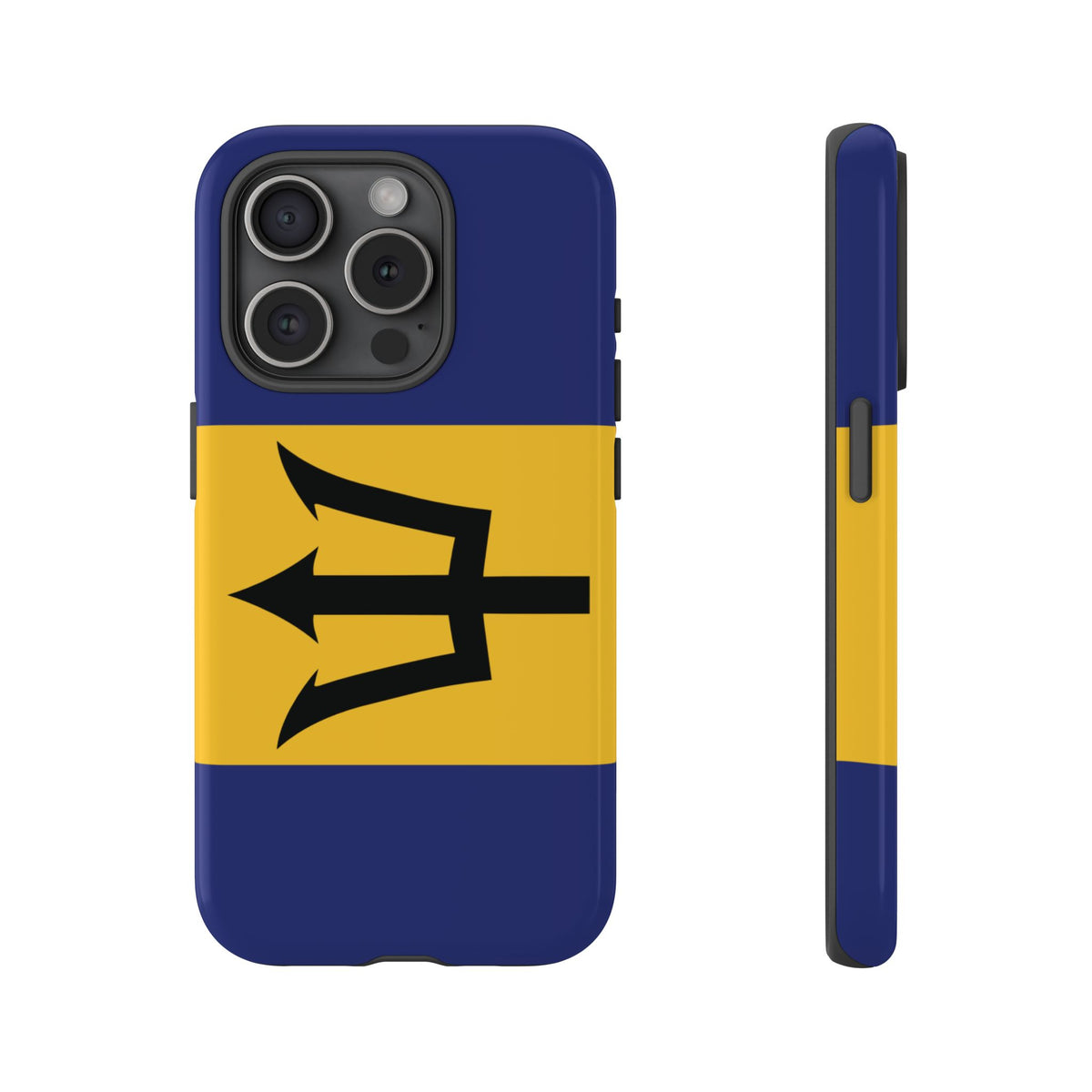 Barbados Flag Tough Phone Case - Irie Blues Boutique