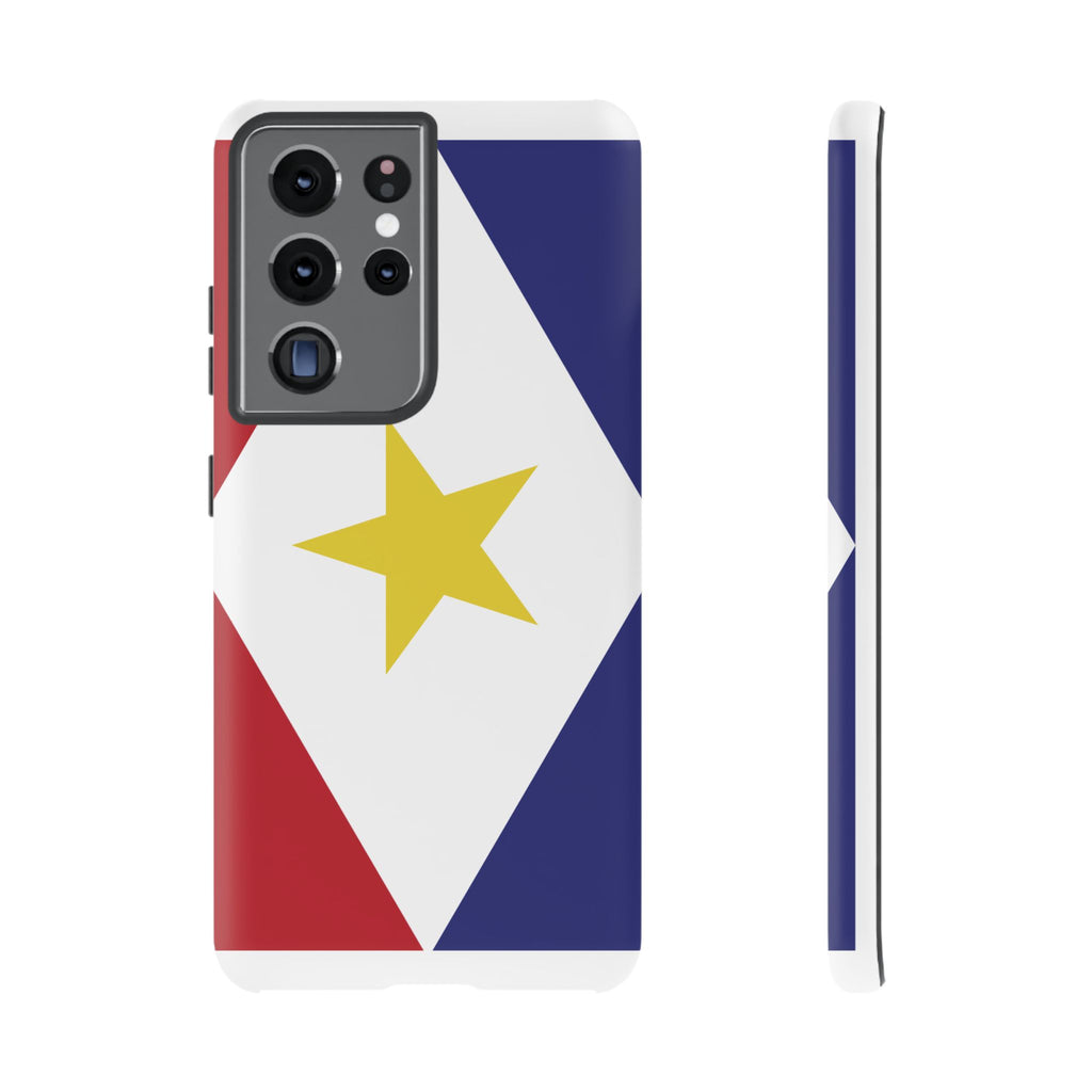 Saba Flag Tough Phone Case - Irie Blues Boutique