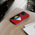 Antigua and Barbuda Flag Tough Phone Case - Irie Blues Boutique