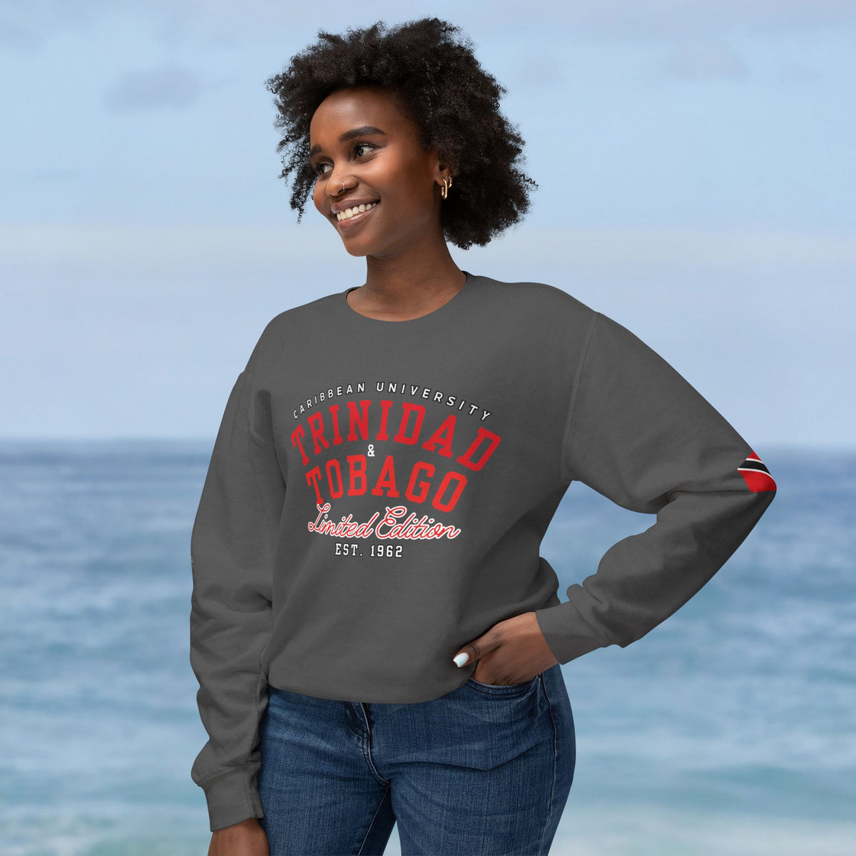 Trinidad & Tobago Vintage Sweatshirt - Irie Blues Boutique