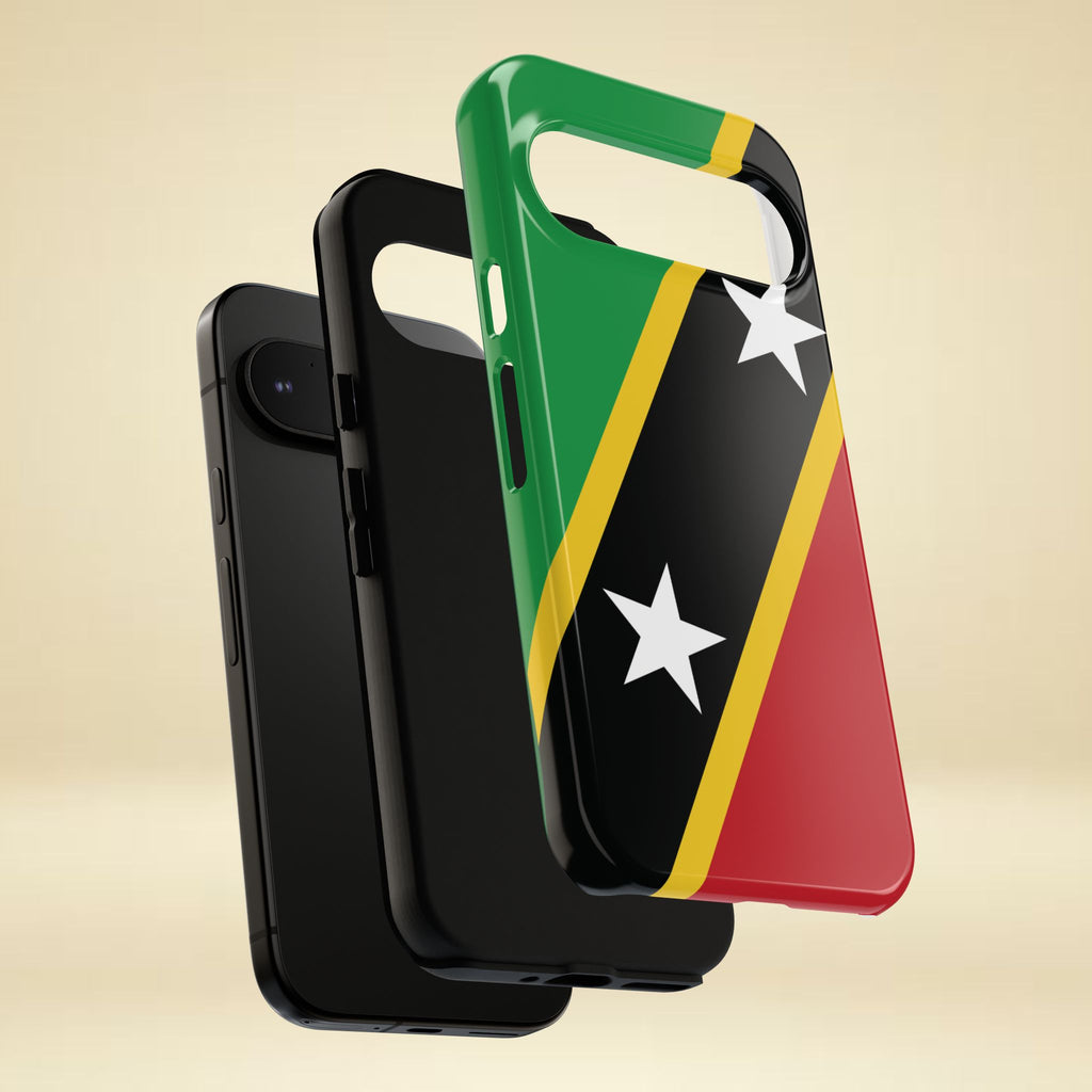 Saint Kitts and Nevis Flag Tough Phone Case - Irie Blues Boutique
