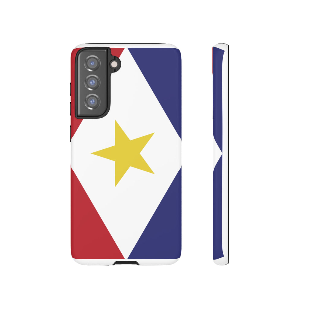 Saba Flag Tough Phone Case - Irie Blues Boutique