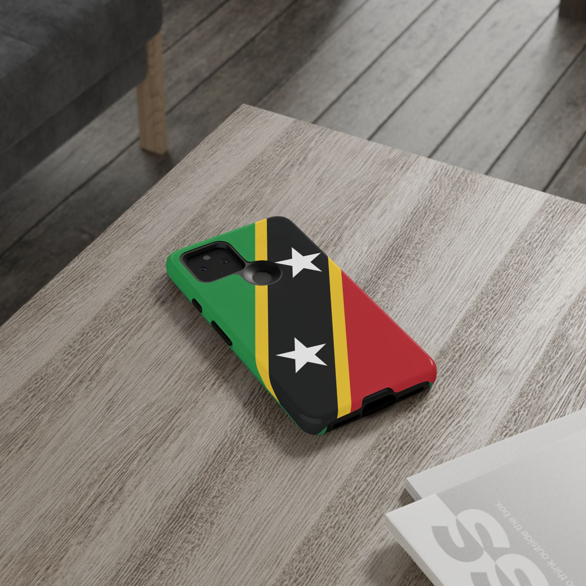 Saint Kitts and Nevis Flag Tough Phone Case - Irie Blues Boutique