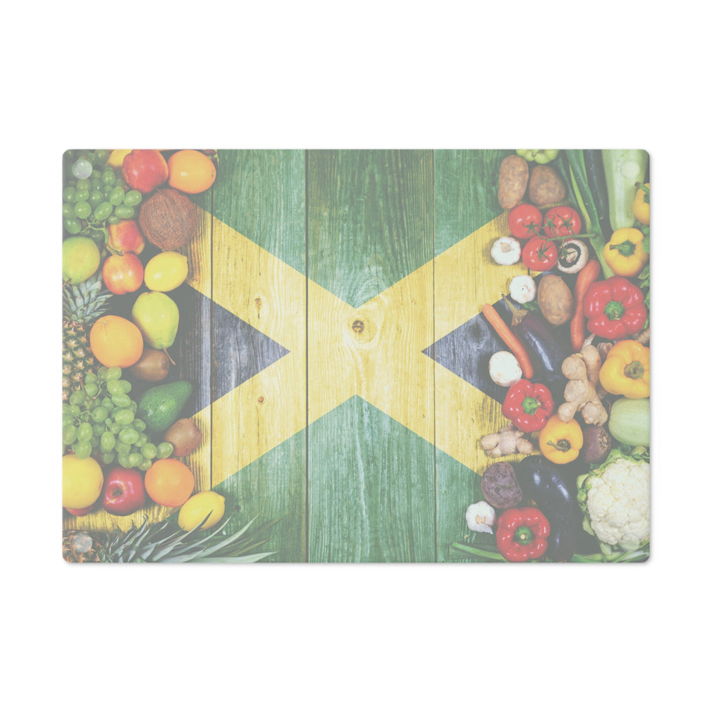 Jamaica Caribbean Flag Cutting Board | Irie Blues Boutique - Irie Blues Boutique