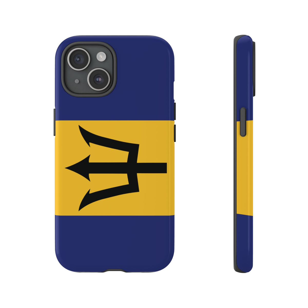 Barbados Flag Tough Phone Case - Irie Blues Boutique