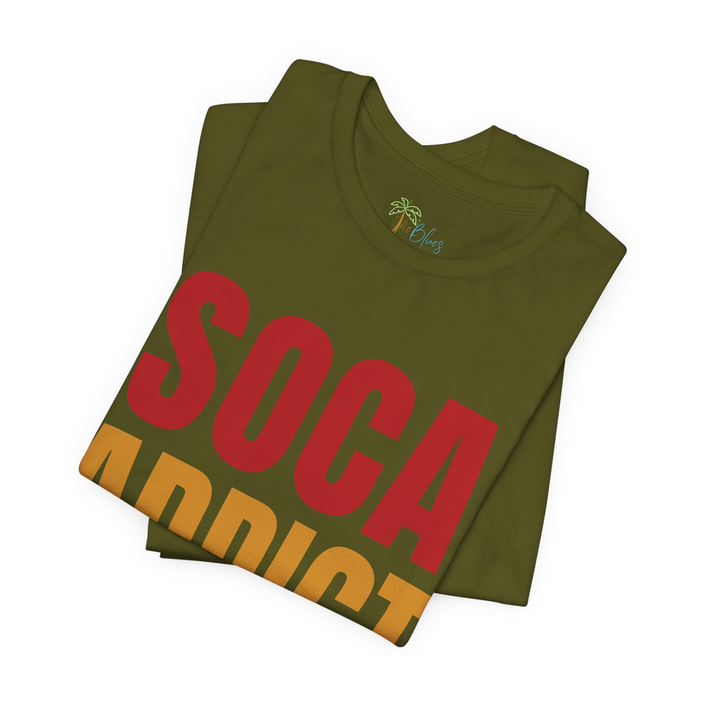 Soca Addict T-Shirt - Fun & Bold Unisex Tee for Music Lovers, Festivals, Parties, Gifts, Summer Wear - Irie Blues Boutique