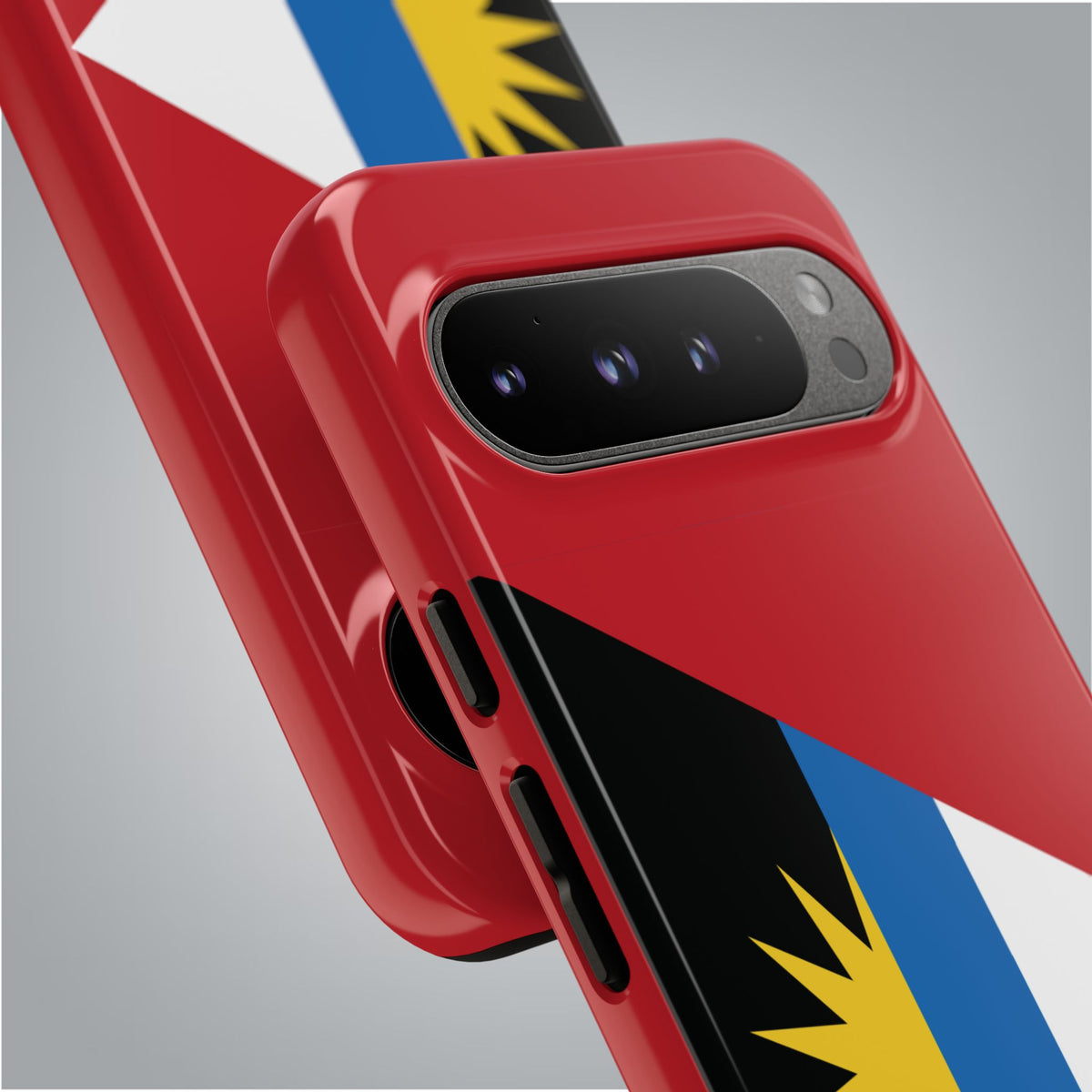 Antigua and Barbuda Flag Tough Phone Case - Irie Blues Boutique