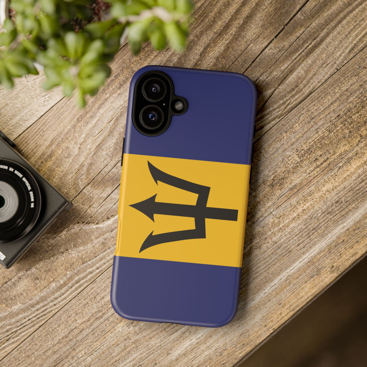 Barbados Flag Tough Phone Case - Irie Blues Boutique