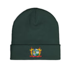 Suriname Coat of Arms Embroidered Knit Beanie - Irie Blues Boutique