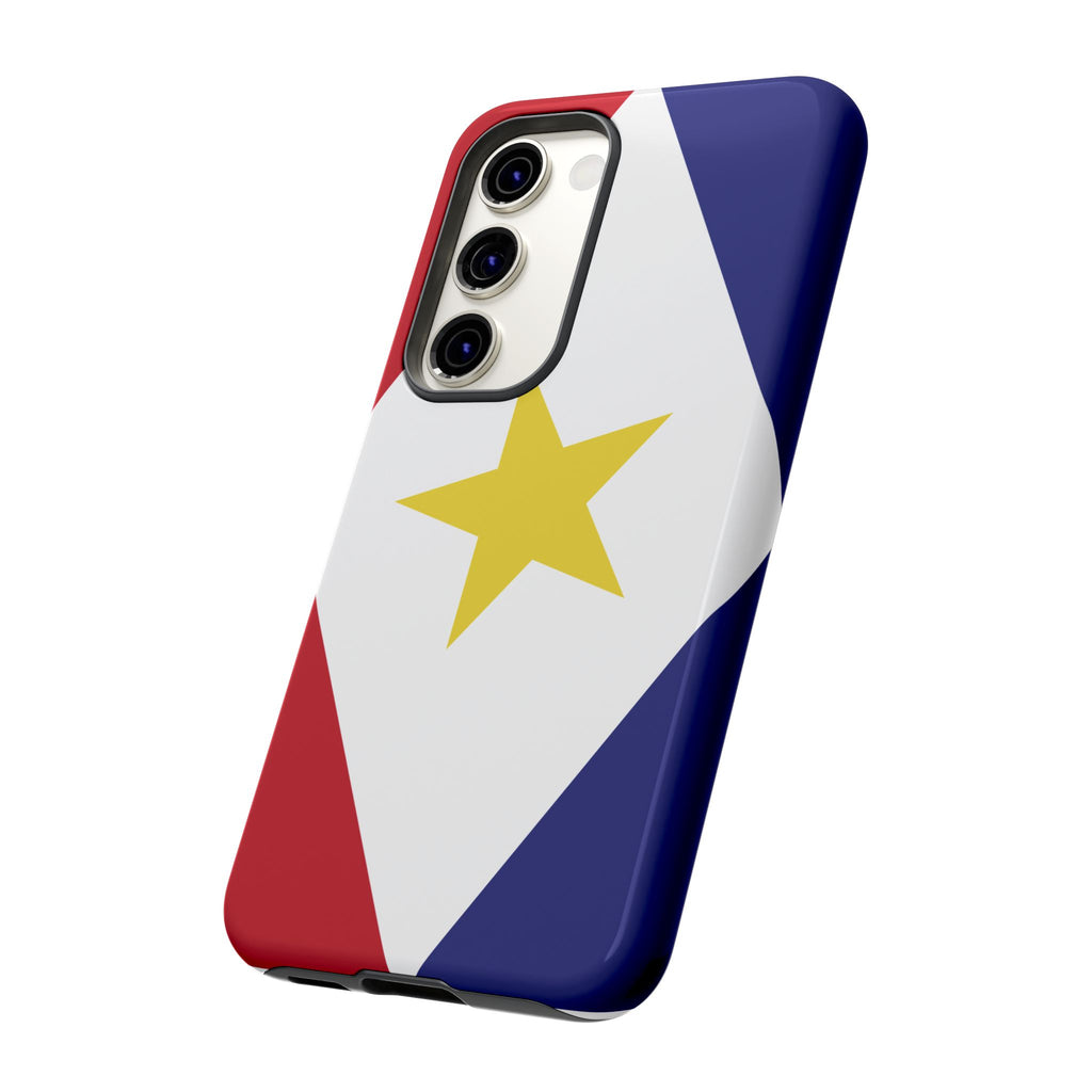 Saba Flag Tough Phone Case - Irie Blues Boutique