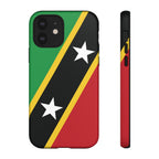 Saint Kitts and Nevis Flag Tough Phone Case - Irie Blues Boutique