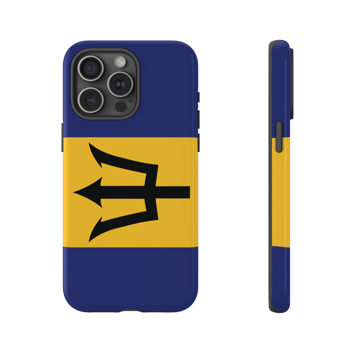 Barbados Flag Tough Phone Case - Irie Blues Boutique