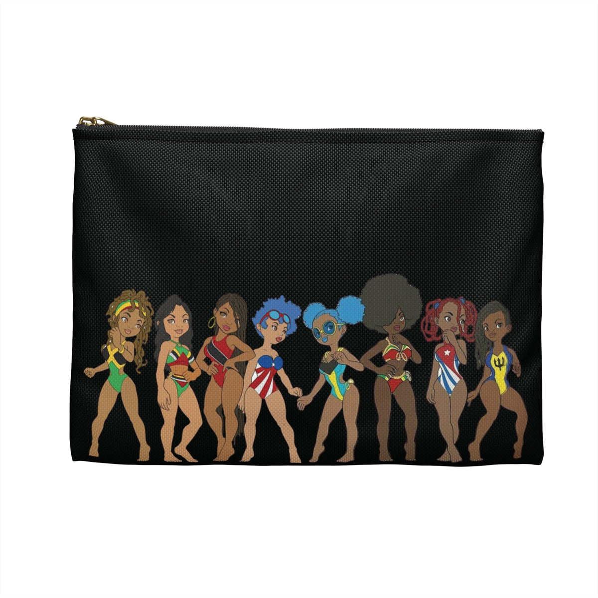 Caribbean Girls Run It Pouch - Irie Blues Boutique