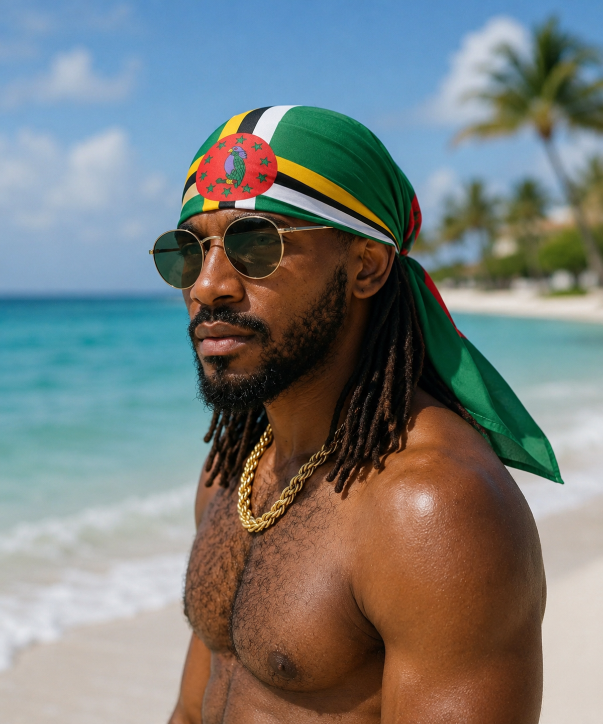 Dominica Flag Bandana