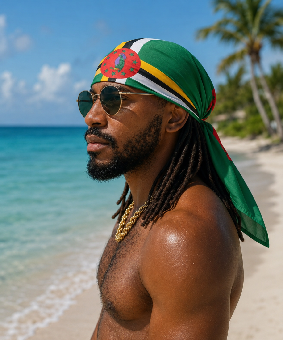 Dominica Flag Bandana