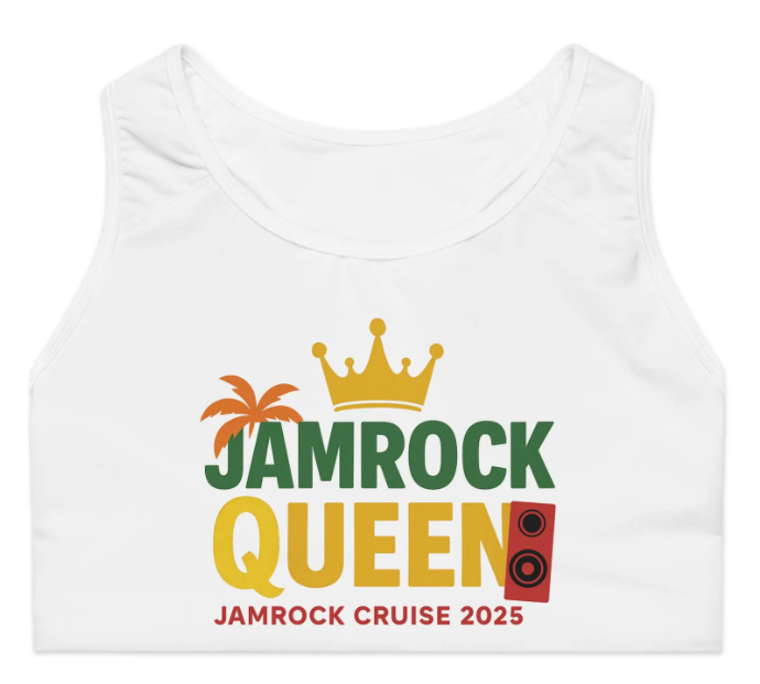 Jamrock Queen Sports Bra - Irie Blues Boutique