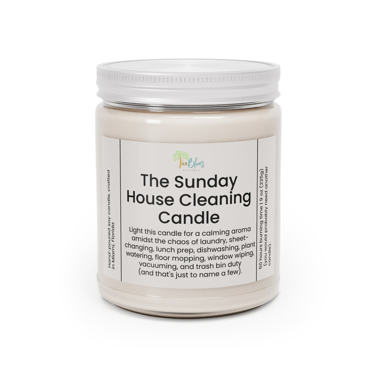 Sunday House Cleaning Scented Candle - Irie Blues Boutique