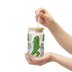 Jamaica Sipper Glass, 16oz - Irie Blues Boutique