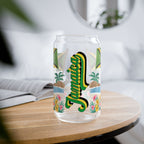 Jamaica Sipper Glass, 16oz - Irie Blues Boutique