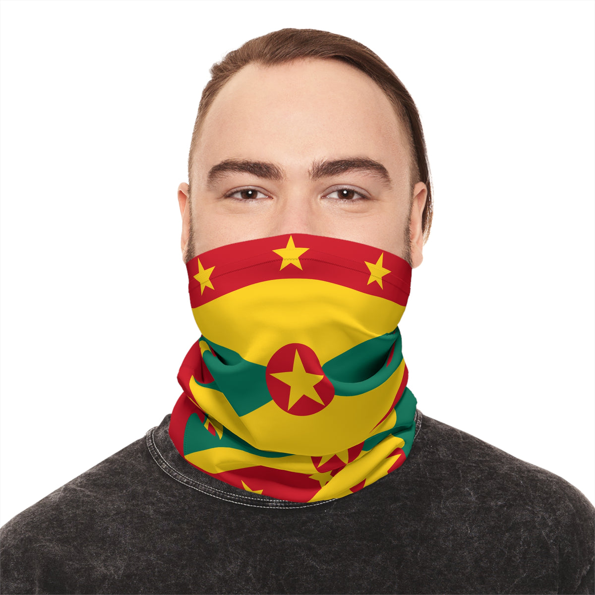 Grenada Flag Lightweight Neck Gaiter - Irie Blues Boutique