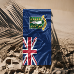 British Virgin Islands Flag Beach Towel - Irie Blues Boutique