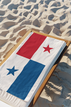 Panama Flag Beach Towel