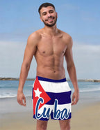 Cuba Flag Swim Trunks