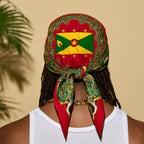 Grenada Flag Paisley Print Bandana
