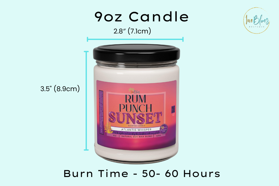 Rum Punch Sunset Scented Soy Candle - Irie Blues Boutique