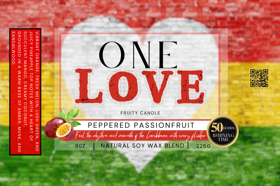 One Love Scented Soy Candle - Irie Blues Boutique