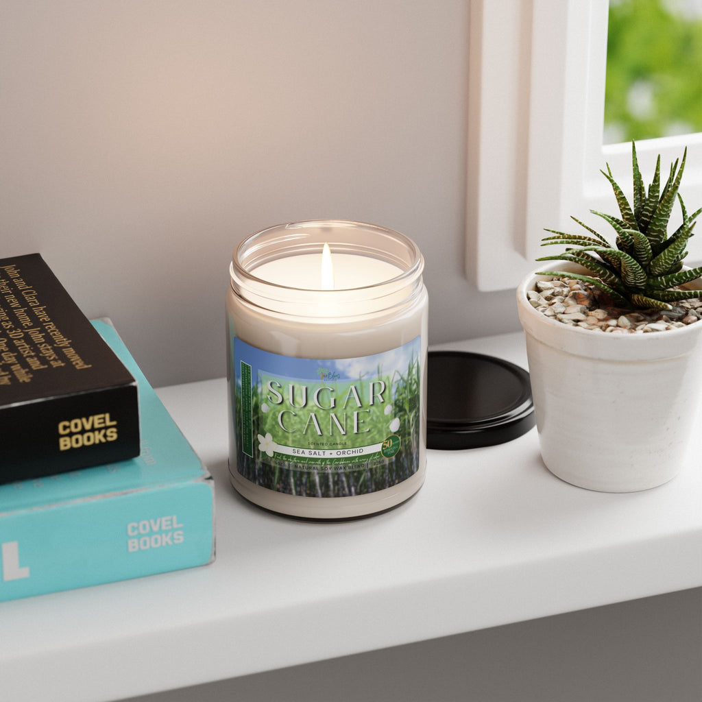 Sugar Cane Scented Soy Wax Candle - Irie Blues Boutique
