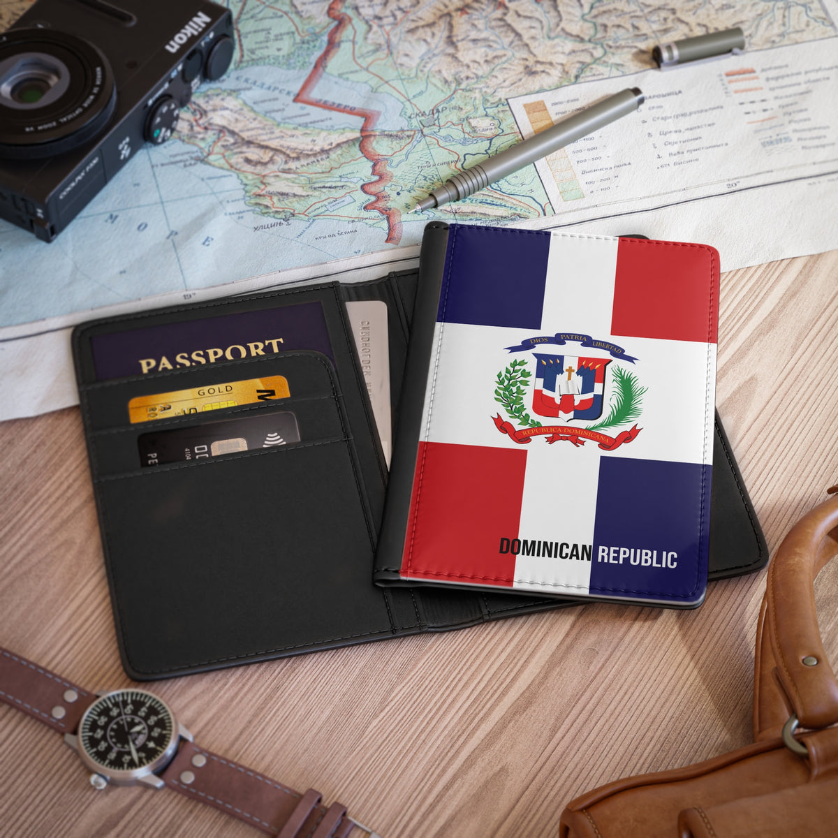 Dominican Republic Passport Cover - Irie Blues Boutique