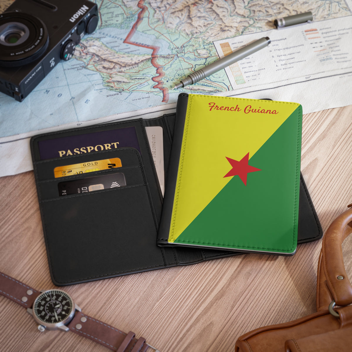 French Guiana Passport Cover - Irie Blues Boutique