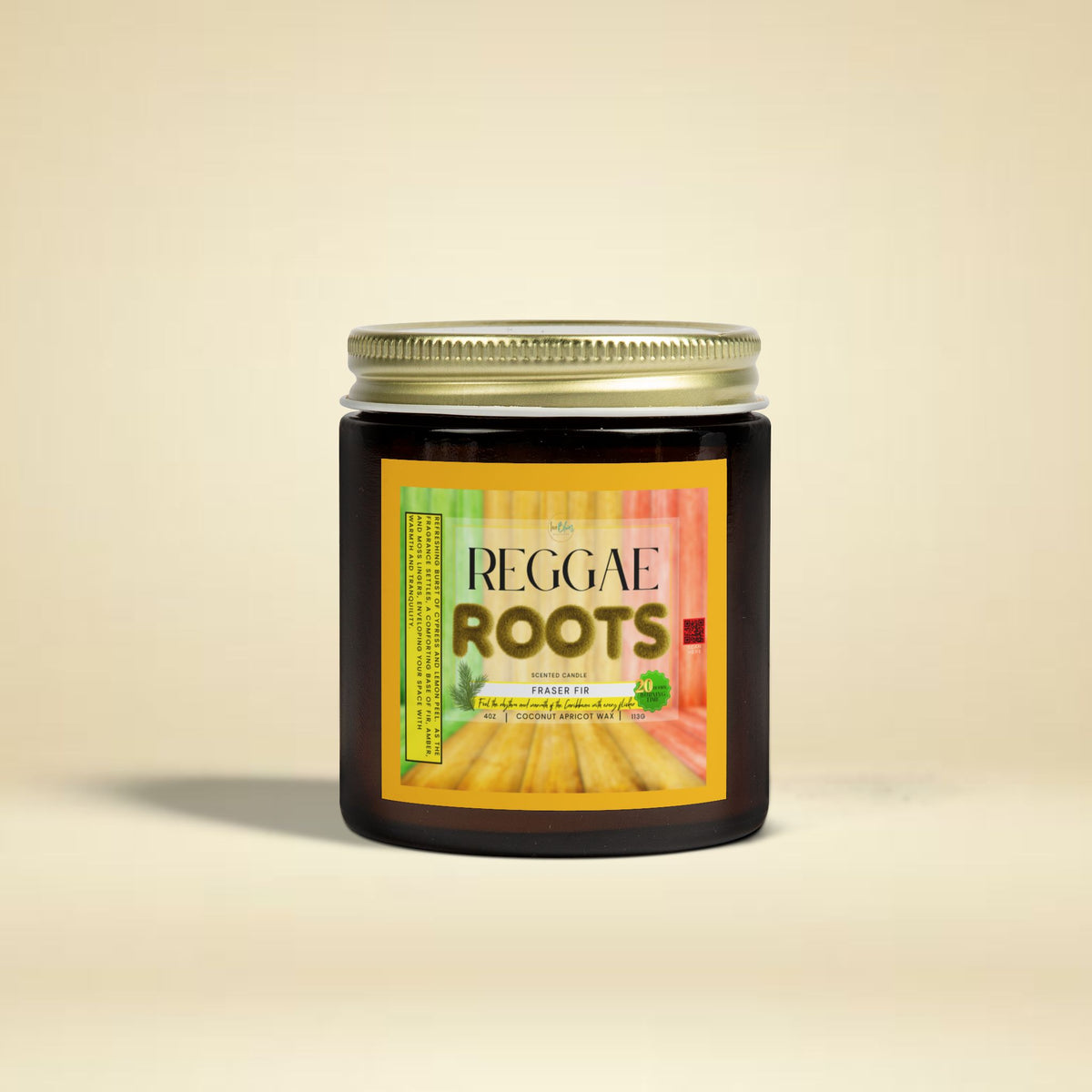 Reggae Roots Scented Wax Candle - Irie Blues Boutique