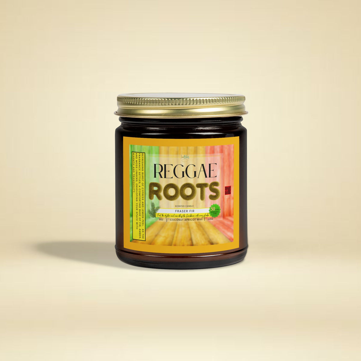 Reggae Roots Scented Wax Candle - Irie Blues Boutique