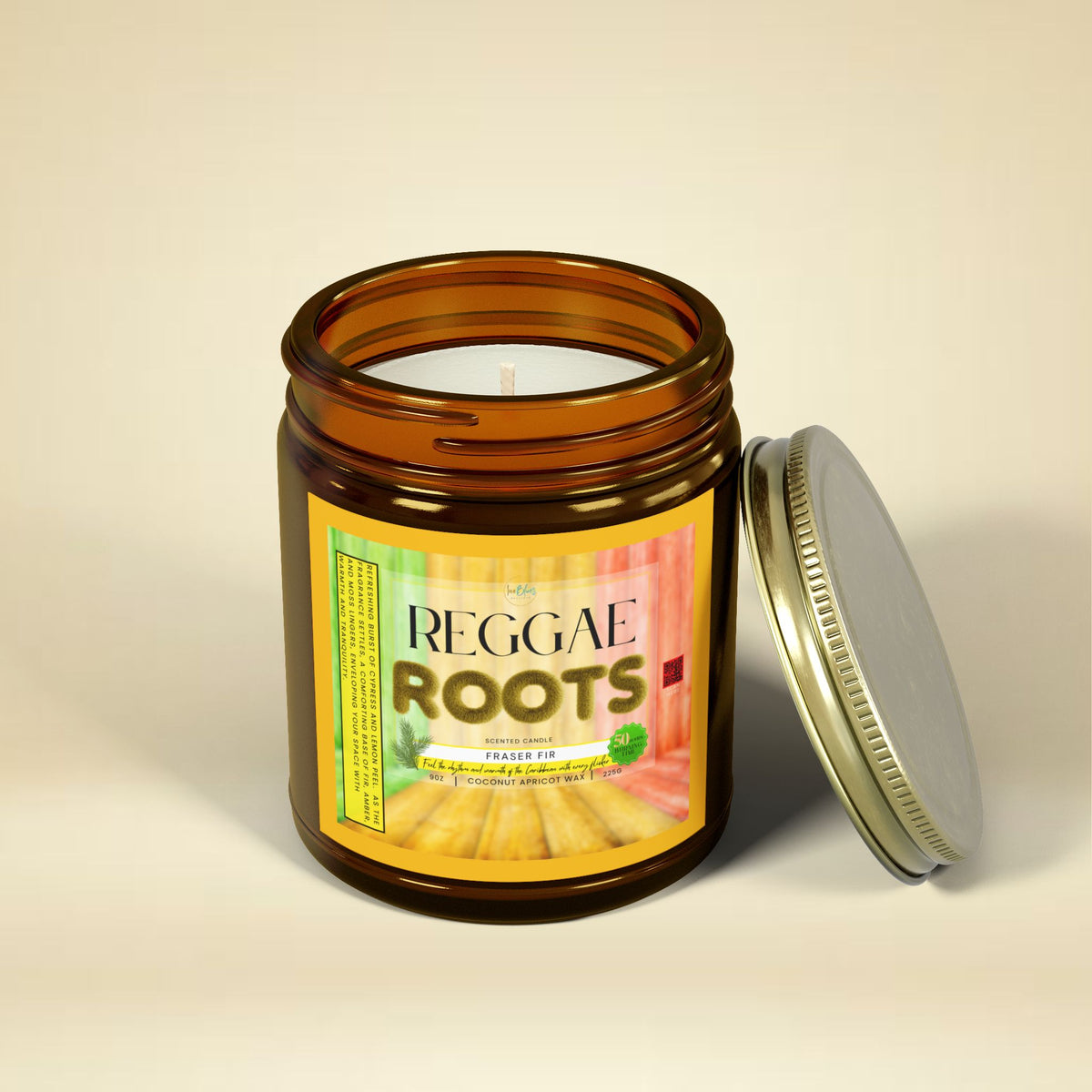 Reggae Roots Scented Wax Candle - Irie Blues Boutique