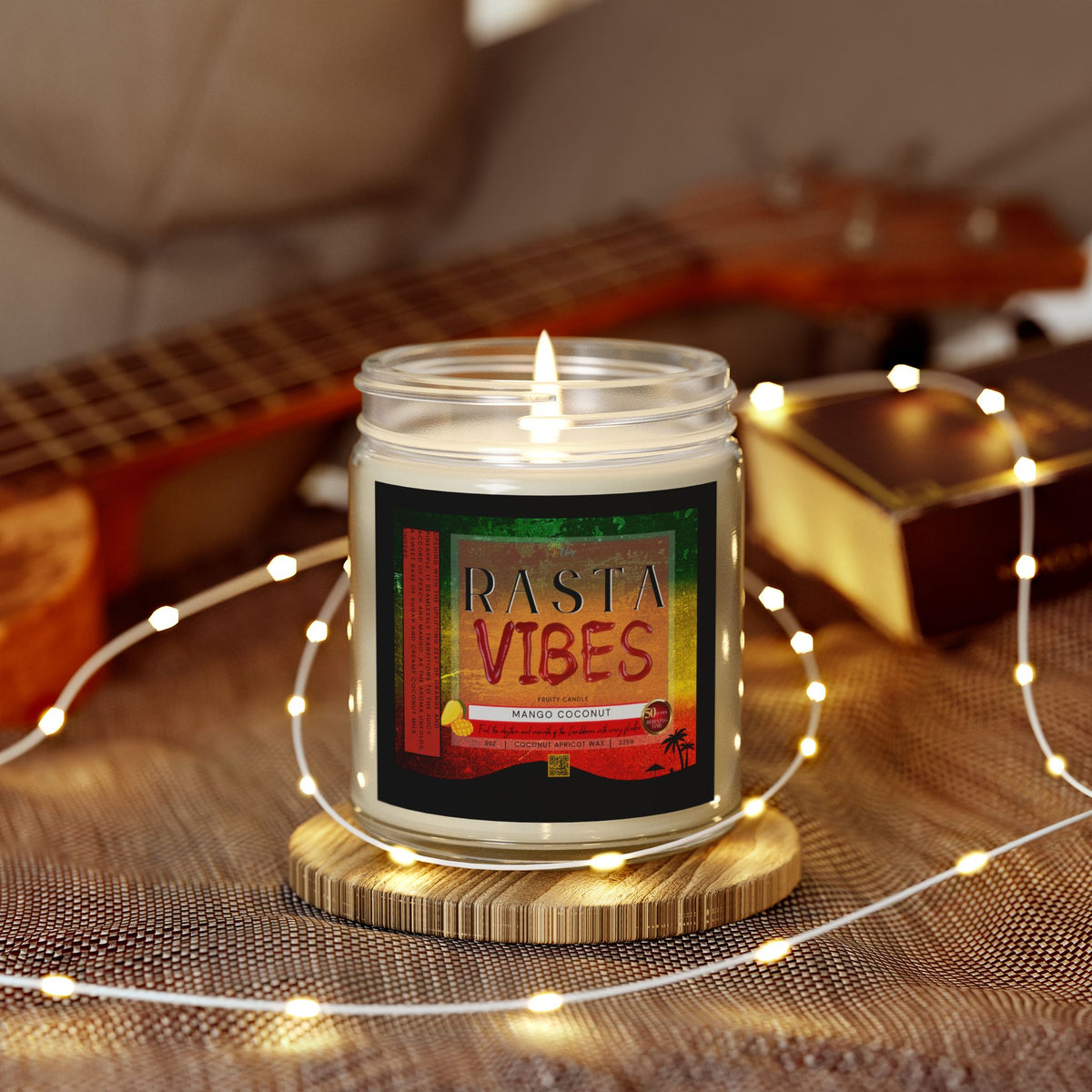 Rasta Vibes Scented Candle - Irie Blues Boutique