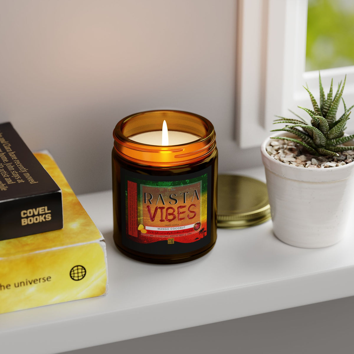 Rasta Vibes Scented Candle - Irie Blues Boutique