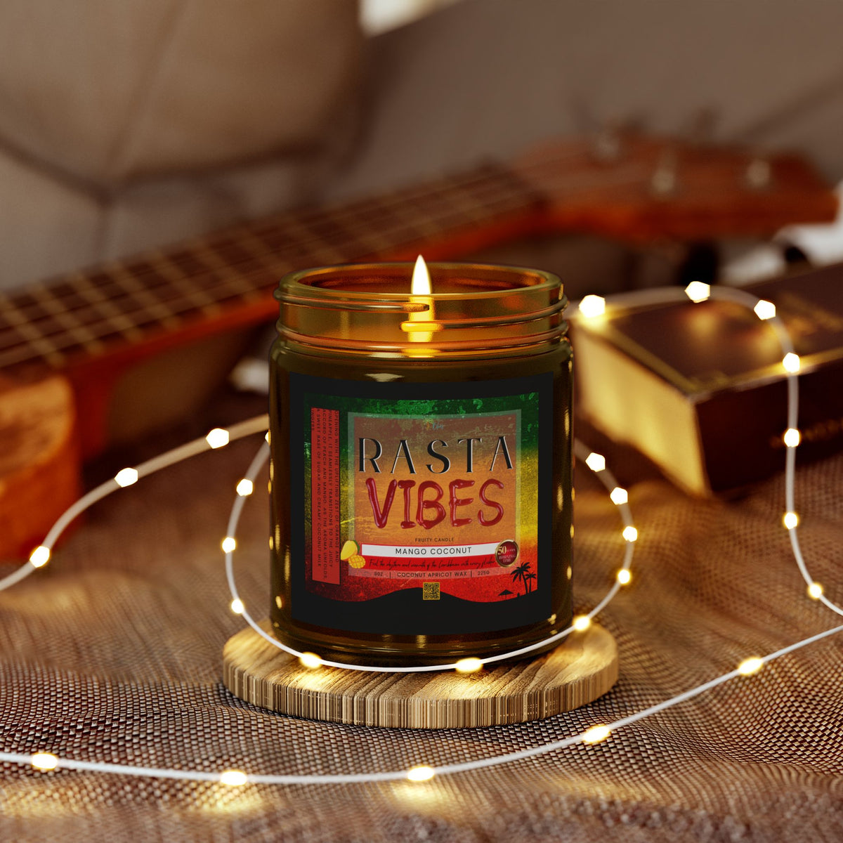 Rasta Vibes Scented Candle - Irie Blues Boutique