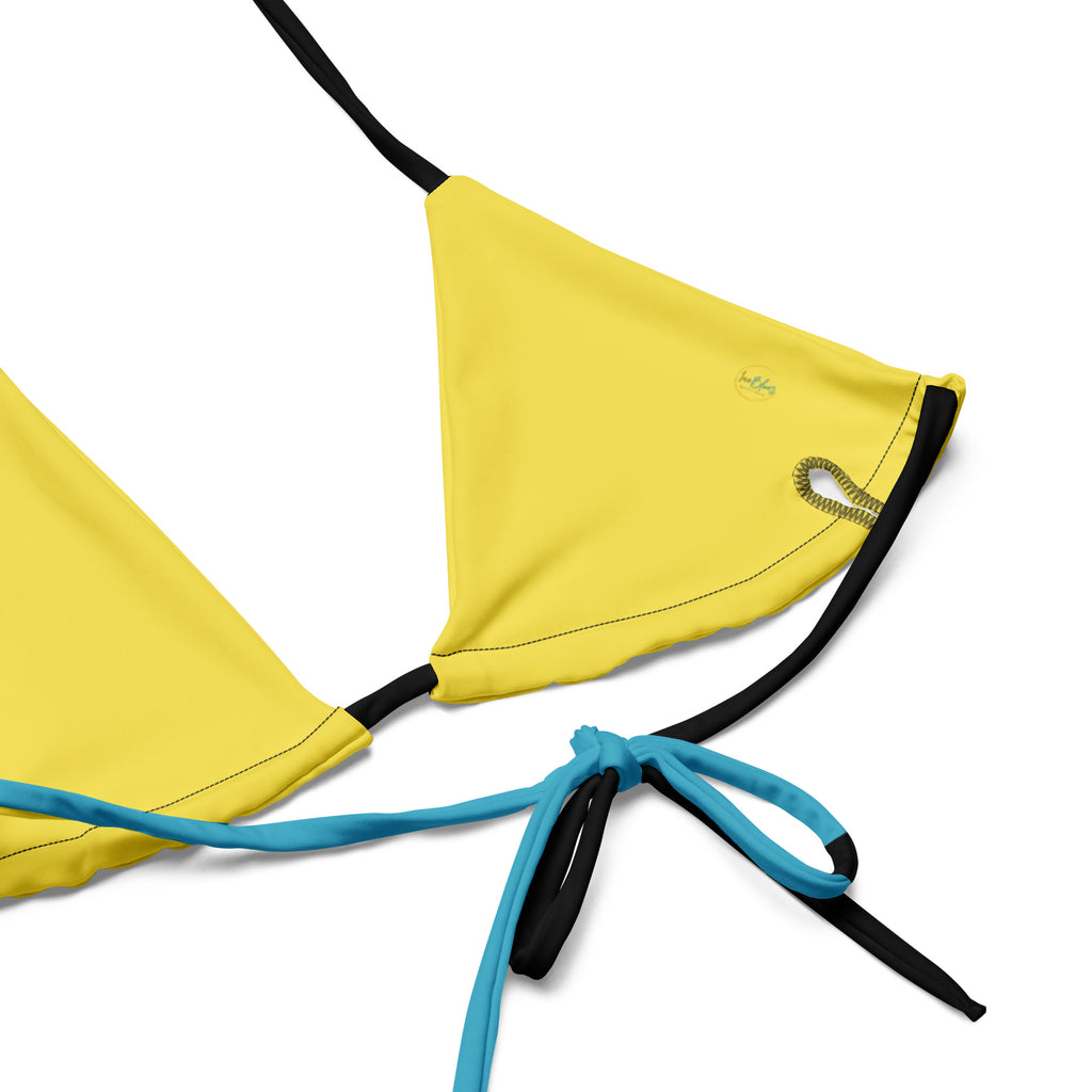 Bahamas Flag All Over Print Recycled String Bikini String Bikini - Irie Blues Boutique
