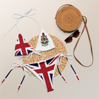 Bermuda Flag All Over Print Recycled String Bikini - Irie Blues Boutique