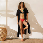 One Love Reggae All Over Print Recycled String Bikini - Irie Blues Boutique