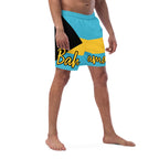 Bahamas Flag Recycled Swim Trunks - Irie Blues Boutique