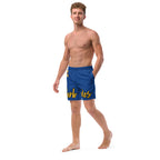 Barbados Flag Recycled Swim Trunks - Irie Blues Boutique