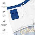 Barbados Flag Recycled Swim Trunks - Irie Blues Boutique