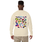 Caribbean Flag Unisex Sweatshirt - Irie Blues Boutique