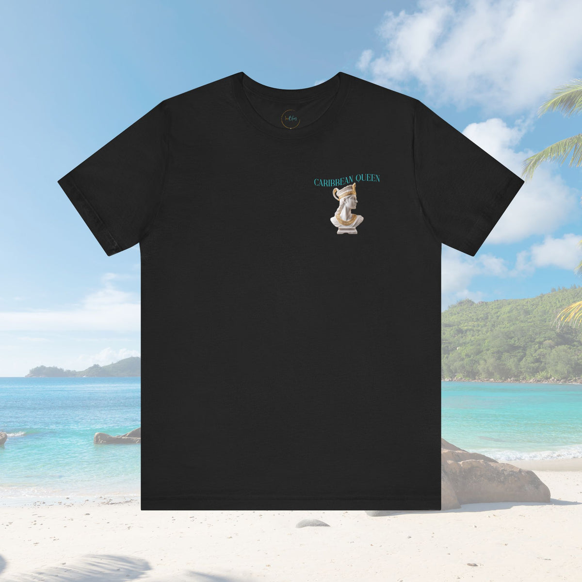 Caribbean Queen Back Print Graphic Tee - Irie Blues Boutique